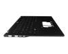 HQ254030049A7 original Acer keyboard incl. topcase DE (german) black/black with backlight