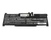 IPC-Computer battery 37.6Wh suitable for MSI Modern 14 B4M/B4MW (MS-14DK)