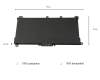 IPC-Computer battery 47Wh suitable for HP 15s-du3000
