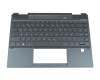 KEQ4AX36TATP10 original HP keyboard incl. topcase DE (german) black/black with backlight