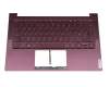 KT01-19C3DK01UKRA000 original Lenovo keyboard incl. topcase UK (english) purple/purple with backlight
