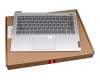 KT0119C3MK01GRB00 original Lenovo keyboard incl. topcase DE (german) grey/silver with backlight