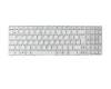 Keyboard, Swiss/French (CH/FR) - white for Asus K73E