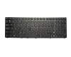 Keyboard BE (belgian) black/black glare original suitable for Asus Pro64JQ