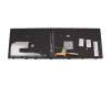 Keyboard BE (belgian) black/silver with backlight and mouse-stick original suitable for HP EliteBook 850 G6