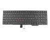Keyboard CH (swiss) black/black with backlight and mouse-stick original suitable for Lenovo ThinkPad W550s (20E2/20E1)