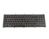 Keyboard CH (swiss) black/grey original suitable for Nexoc W761TG (W76x)