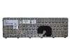 Keyboard DE (german) black/black glare original suitable for HP Pavilion dv7-6145eg (QF390EA)