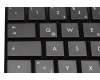 Keyboard DE (german) black/black glare original suitable for HP Pavilion dv7-6145eg (QF390EA)