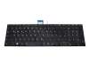 Keyboard DE (german) black/black glare with backlight original suitable for Toshiba Satellite S50T-A