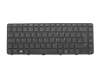Keyboard DE (german) black/black matte original suitable for HP EliteBook Folio 1040 G1