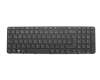 Keyboard DE (german) black/black matte original suitable for HP ProBook 450 G3