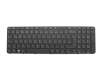 Keyboard DE (german) black/black matte original suitable for HP ProBook 470 G4