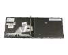 Keyboard DE (german) black/black matte with backlight without numpad original suitable for HP 15-bw500