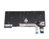 Keyboard DE (german) black/black matte with mouse-stick original suitable for Lenovo ThinkPad X13 Gen 3 (21BN/21BQ)