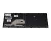 Keyboard DE (german) black/black matte without numpad original suitable for HP 15-bw500
