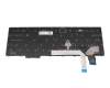 Keyboard DE (german) black/black original suitable for Lenovo ThinkPad P16s Gen 2 (21K9)