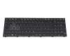 Keyboard DE (german) black/black with backlight (Gaming) original suitable for Sager Notebook NP6251C-S (NP50RNC1)