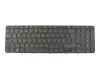 Keyboard DE (german) black/black with backlight and mouse-stick original suitable for HP ProBook 655 G3