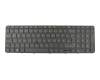 Keyboard DE (german) black/black with backlight and mouse-stick original suitable for HP Workstation Z240