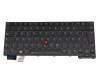 Keyboard DE (german) black/black with backlight and mouse-stick original suitable for Lenovo ThinkPad L13 Gen 3 (21B3/21B4)