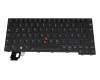 Keyboard DE (german) black/black with backlight and mouse-stick original suitable for Lenovo ThinkPad P14s G3 (21J5/21J6)