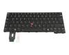 Keyboard DE (german) black/black with backlight and mouse-stick original suitable for Lenovo ThinkPad P14s Gen 6 (21QL)
