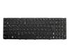 Keyboard DE (german) black/black with backlight original suitable for Asus X64JV