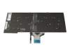 Keyboard DE (german) black/black with backlight original suitable for Dell Latitude 14 (5400)