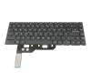 Keyboard DE (german) black/black with backlight original suitable for MSI WS66 10TK/10TM/10TL (MS-16V2)