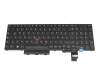 Keyboard DE (german) black/black with mouse-stick original suitable for Lenovo P15v Gen 2 (21A9/21AA)