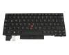 Keyboard DE (german) black/black with mouse-stick original suitable for Lenovo ThinkPad A285 (20MW/20MX)