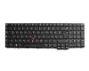 Keyboard DE (german) black/black with mouse-stick original suitable for Lenovo ThinkPad E575 (20H8)