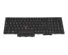 Keyboard DE (german) black/black with mouse-stick original suitable for Lenovo ThinkPad L15 Gen 2 (20X3/20X4)