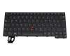 Keyboard DE (german) black/black with mouse-stick original suitable for Lenovo ThinkPad P14s G3 (21AK/21AL)
