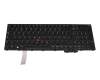 Keyboard DE (german) black/black with mouse-stick original suitable for Lenovo ThinkPad P16s Gen 1 (21CK/21CL)