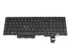 Keyboard DE (german) black/black with mouse-stick original suitable for Lenovo ThinkPad T15p Gen 3 (21DA/21DB)