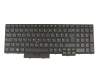 Keyboard DE (german) black/black with mouse-stick suitable for Lenovo ThinkPad P51s (20HB/20HC/20JY/20K0)