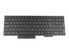 Keyboard DE (german) black/black with mouse-stick without backlight original suitable for Lenovo ThinkPad E590 (20NB/20NC)