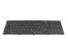 Keyboard DE (german) black/blue/black matte original suitable for Medion Erazer P7647 (D17KHN)