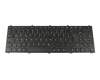 Keyboard DE (german) black/grey original suitable for Clevo W871CU