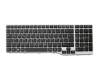 Keyboard DE (german) black/grey original suitable for Fujitsu LifeBook E753