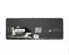 Keyboard DE (german) black/grey with backlight and mouse-stick original suitable for HP EliteBook 745 G2