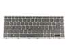 Keyboard DE (german) black/grey with backlight and mouse-stick original suitable for HP EliteBook 840 G5
