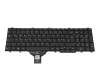 Keyboard DE (german) black original suitable for Dell Latitude 15 (5501)