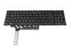 Keyboard DE (german) black original suitable for MSI Vector GP76 12UGS/12UE (MS-17K4)