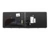 Keyboard DE (german) black/silver matt with backlight and mouse-stick original suitable for HP EliteBook 745 G4