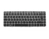 Keyboard DE (german) black/silver matt with backlight and mouse-stick original suitable for HP ProBook 640 G2