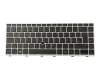 Keyboard DE (german) black/silver with backlight and mouse-stick (SureView) original suitable for HP ProBook 445 G6