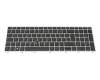 Keyboard DE (german) black/silver with backlight and mouse-stick (with pointing stick) original suitable for HP EliteBook 840 G5